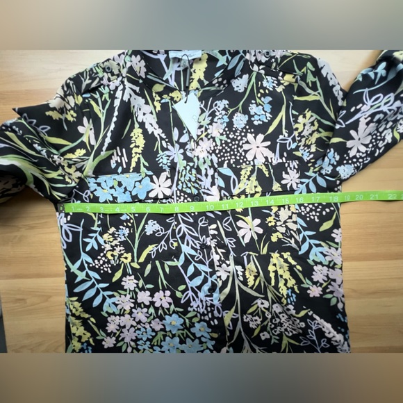 CALVIN KLEIN - Women’s Blouse / Floral pattern/ Multicolor / Size  XS - Picture 5 of 8